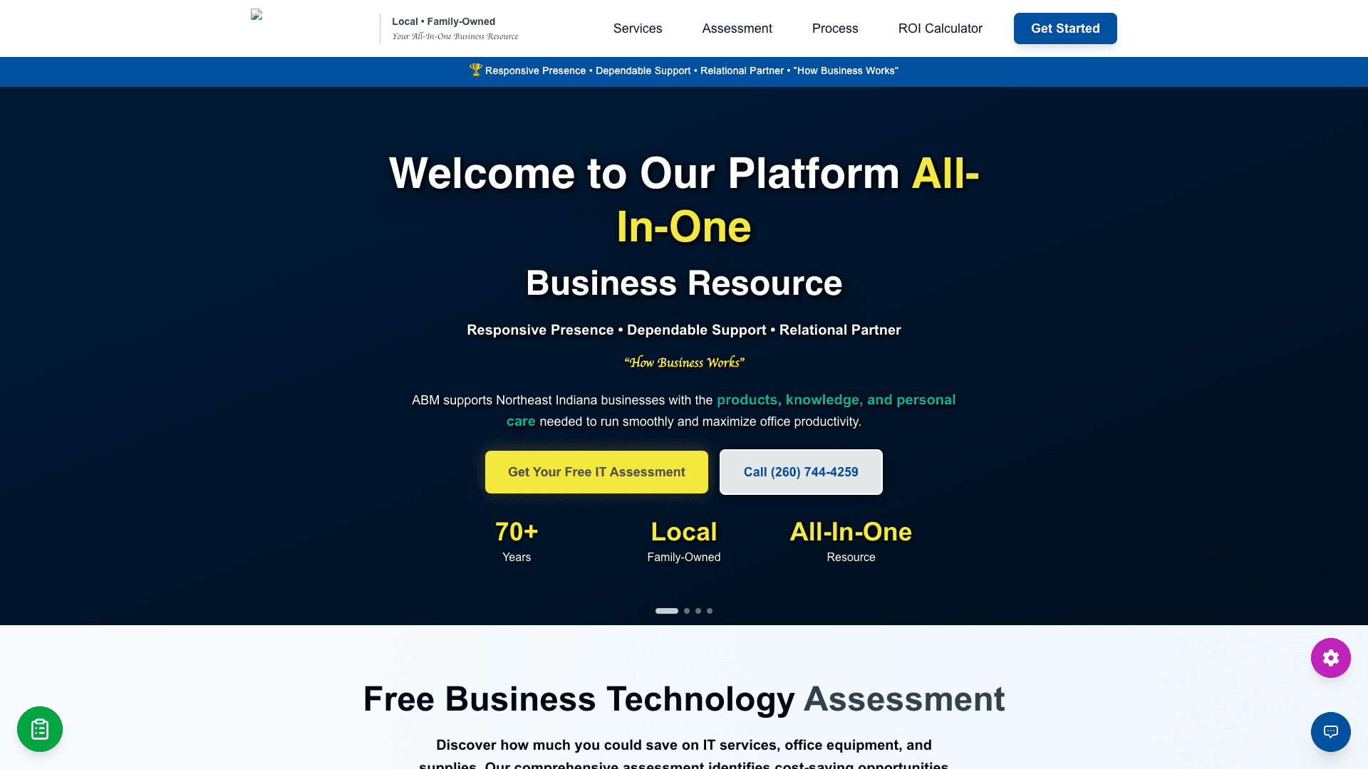 ABM Professional Services Screenshot