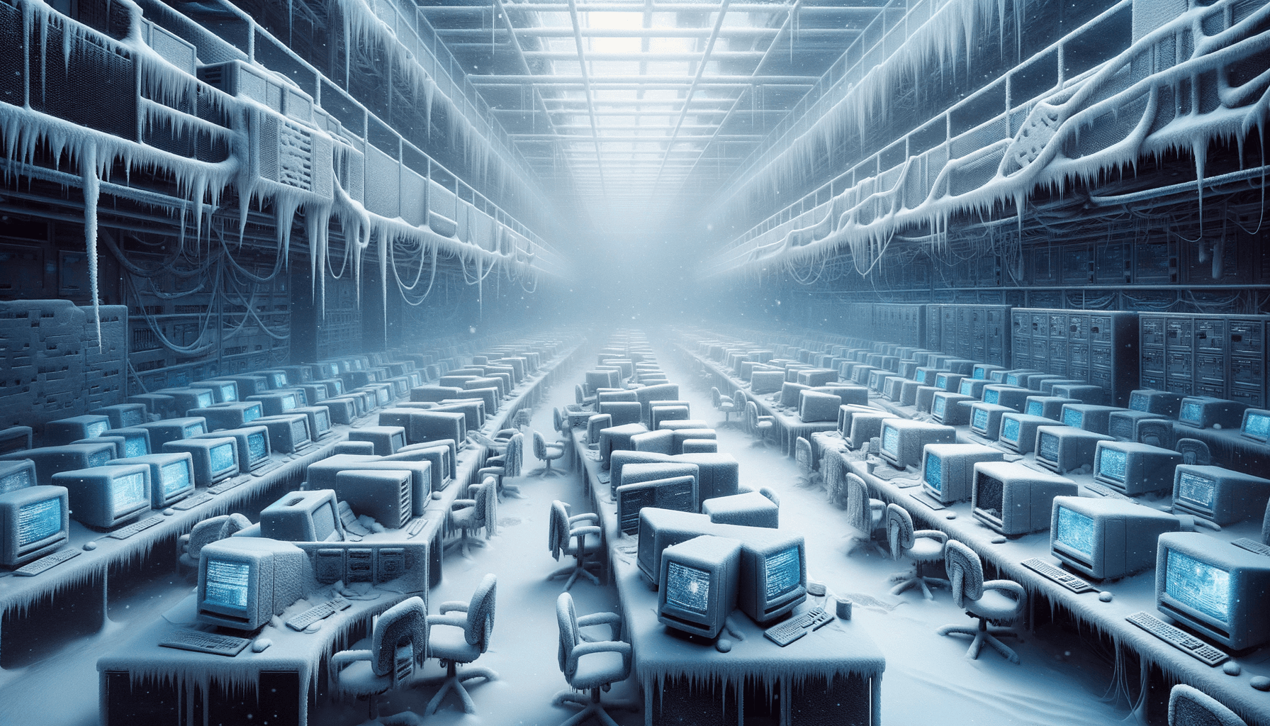 Second AI Winter visualization: 1987-1993 - The expert systems bubble burst. Companies realized these systems were expensive, fragile, and hard ... Historic AI milestone from 1987